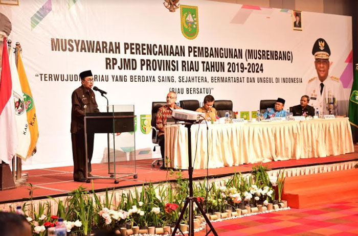 Gubri Syamsuar Buka Musrenbang RPJMD Provinsi Riau Tahun 2019-2024